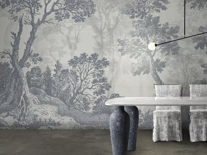 ONEIRIC - Landscape glass-fibre wallpaper _ N.O.W. Edizioni